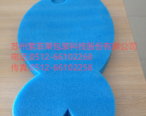 EPE珍珠棉模切加工，深藍(lán)色珍珠棉加工